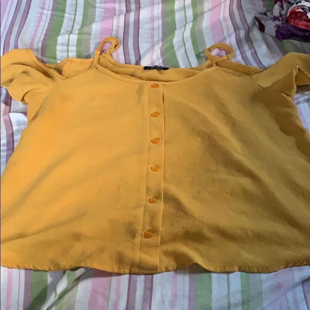 Gold shirt